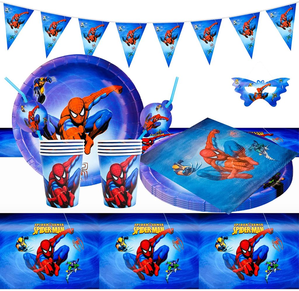  vaisselle-anniversaire-spiderman
